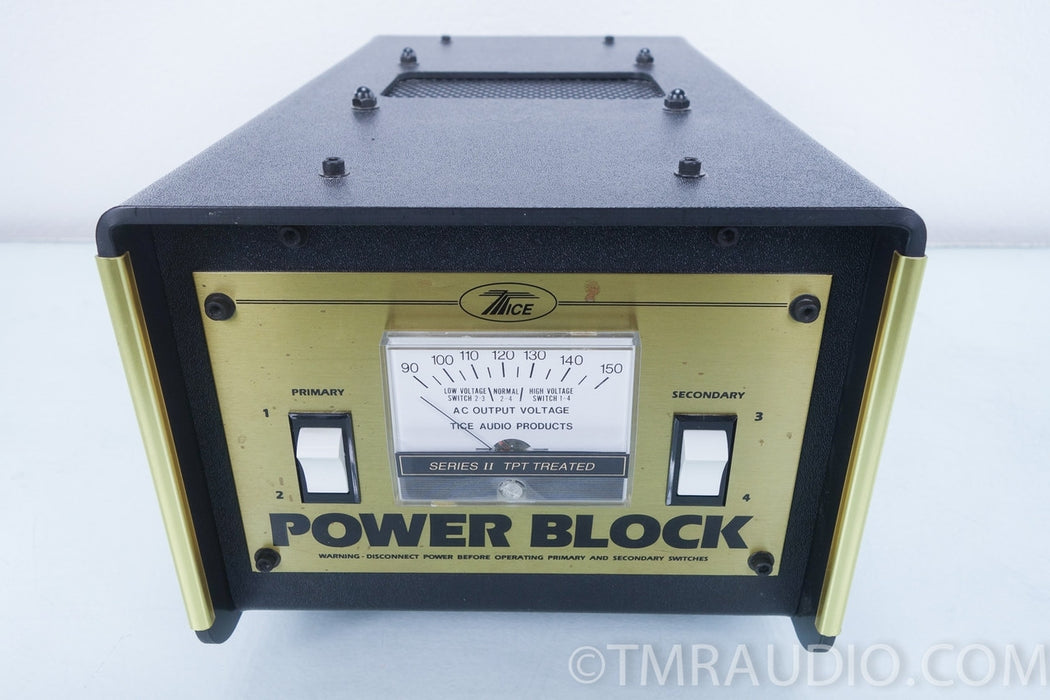 Tice Titan & Power Block AC Line Energy Storage & Conditioning System