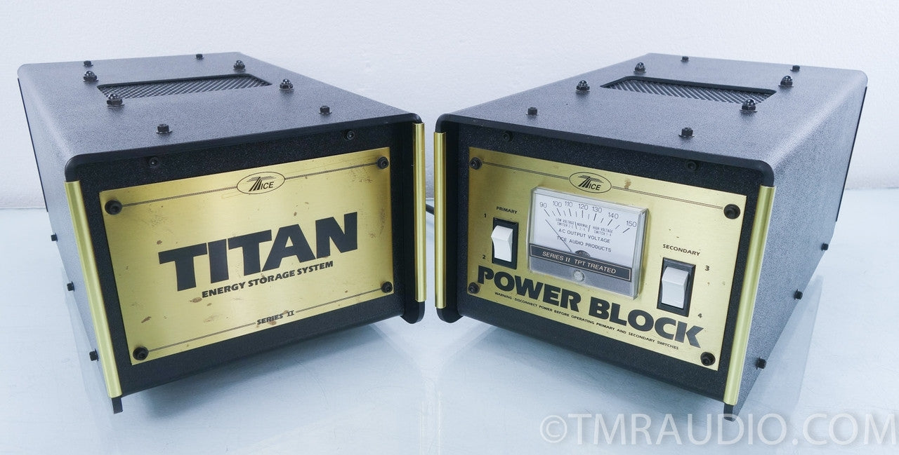 Tice Titan & Power Block AC Line Energy Storage & Conditioning System
