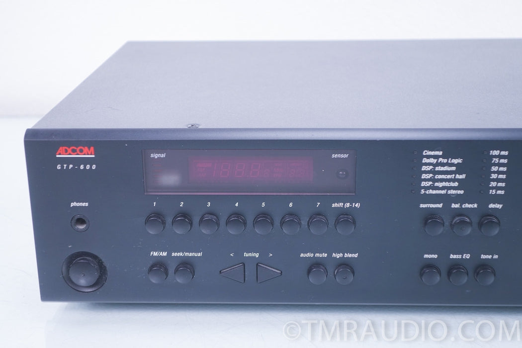 Adcom GTP-600 Preamp / Preamplifier / Processor