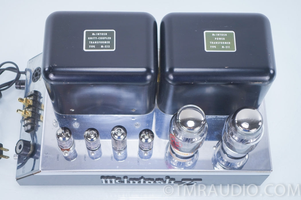 McIntosh MC75 Vintage Tube Mono Power Amplifier Pair