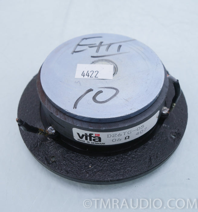 Vifa D26TG-05 1 inch Tweeter Pulled from Snell Type E III Speakers