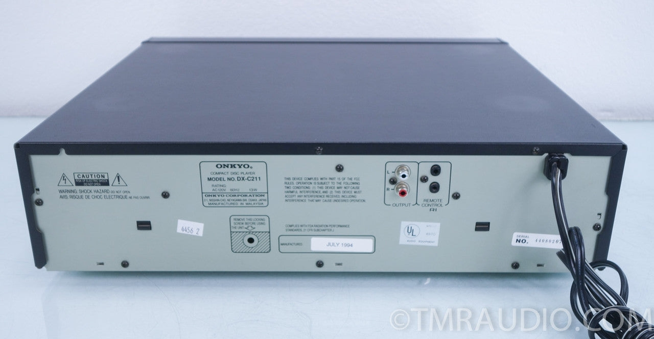Onkyo DX-C211 6 Disc CD Changer / Player