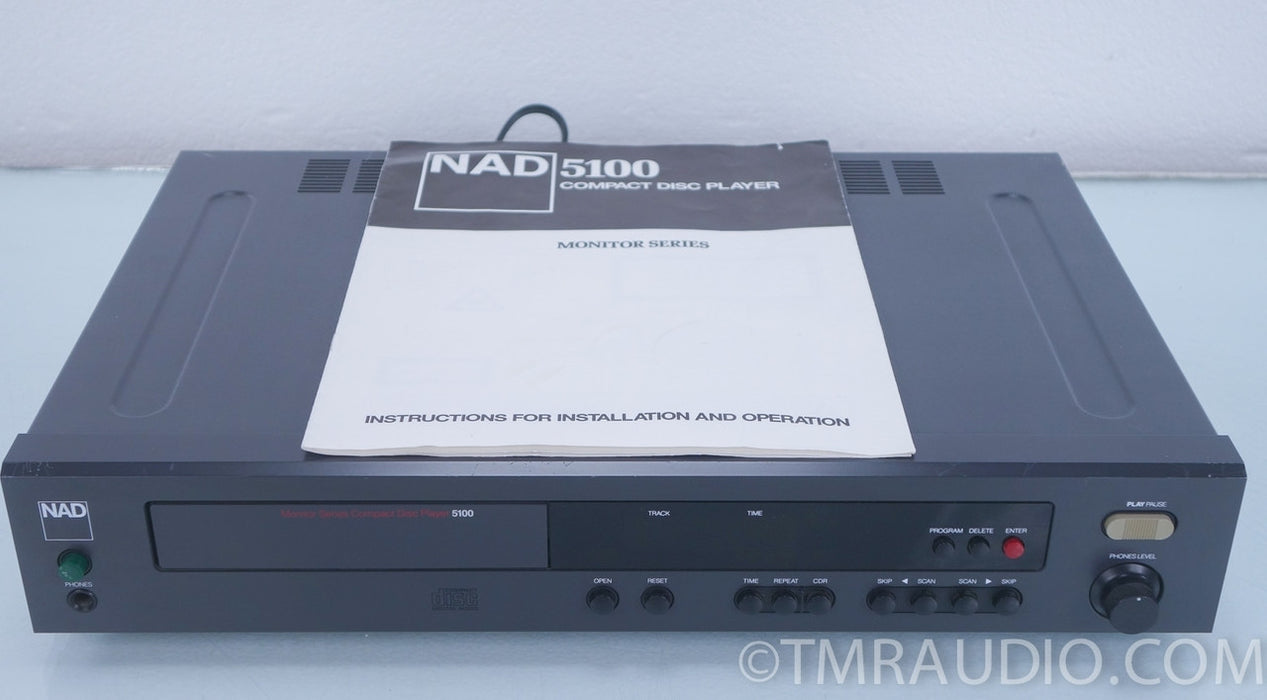 NAD 5100 Compact Disc Single Tray CD Player