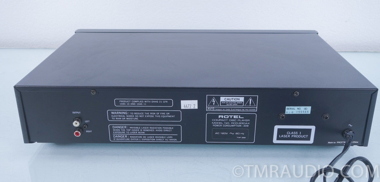 Rotel RCD-930AX CD Player