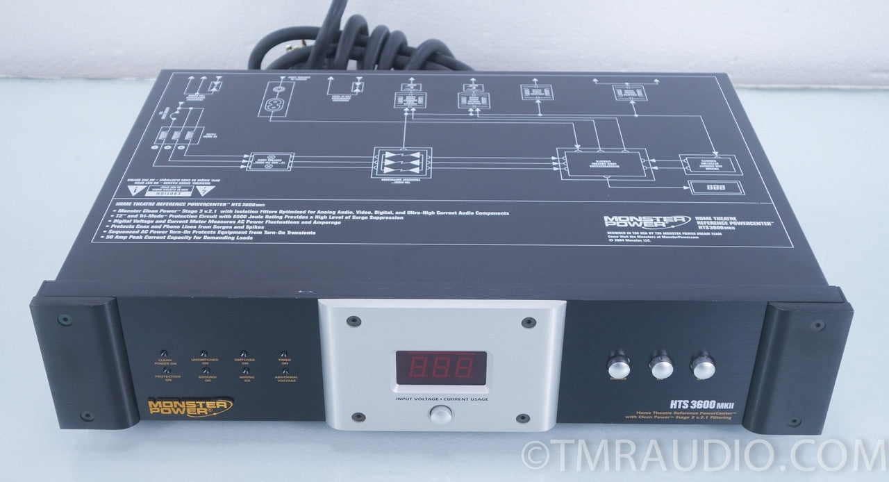 Monster Power HTS 3600 MKII Reference Clean Power Center Home Surge Protector