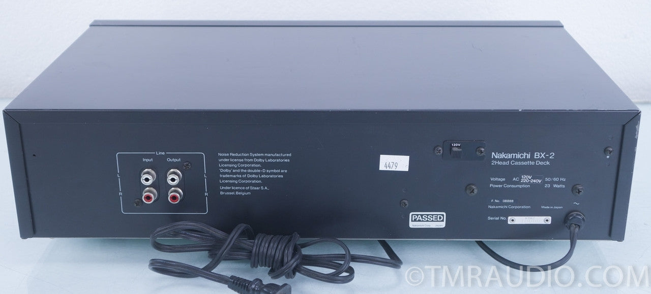 Nakamichi BX-2 Stereo Cassette Deck / Tape Recorder