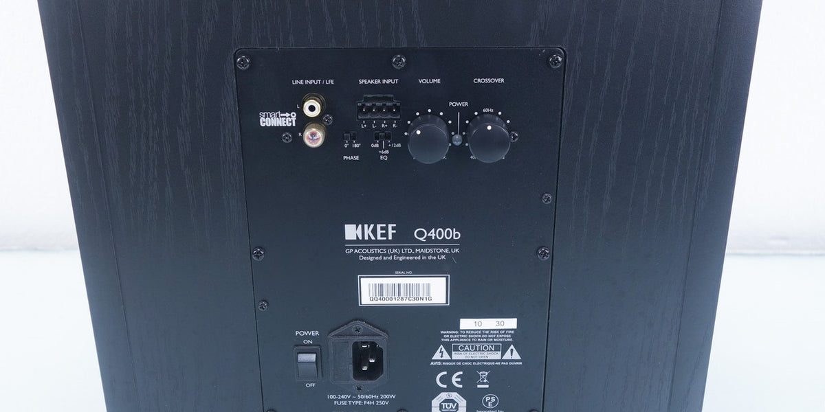 KEF Q400b Subwoofer in Factory Box — The Music Room