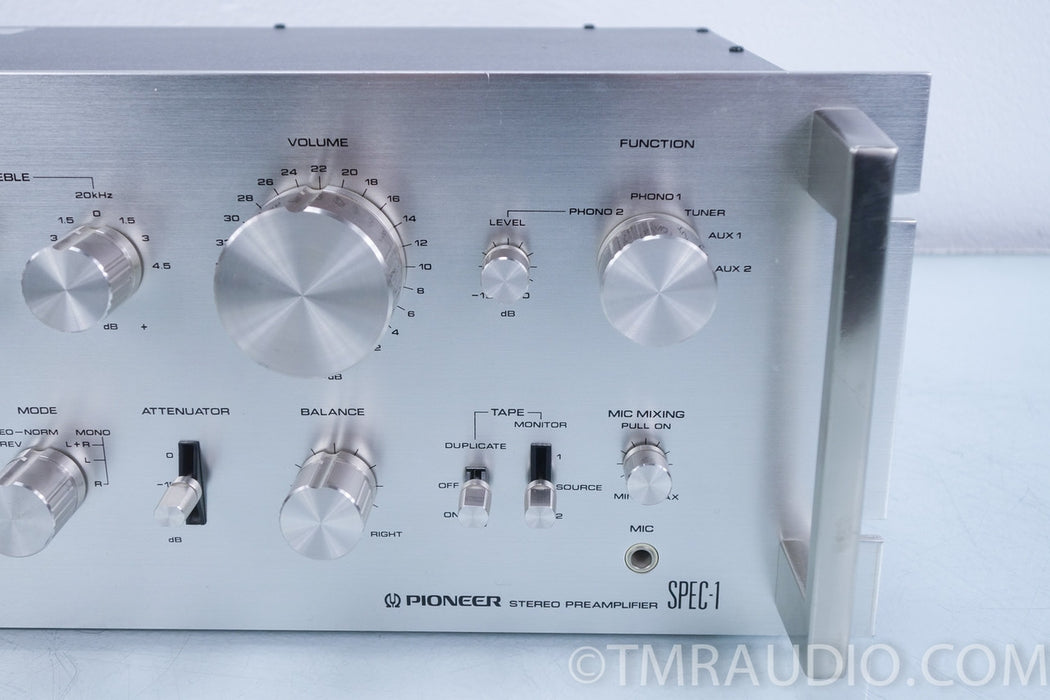 Pioneer SPEC-1 Vintage Stereo Preamplifier Spec Preamp