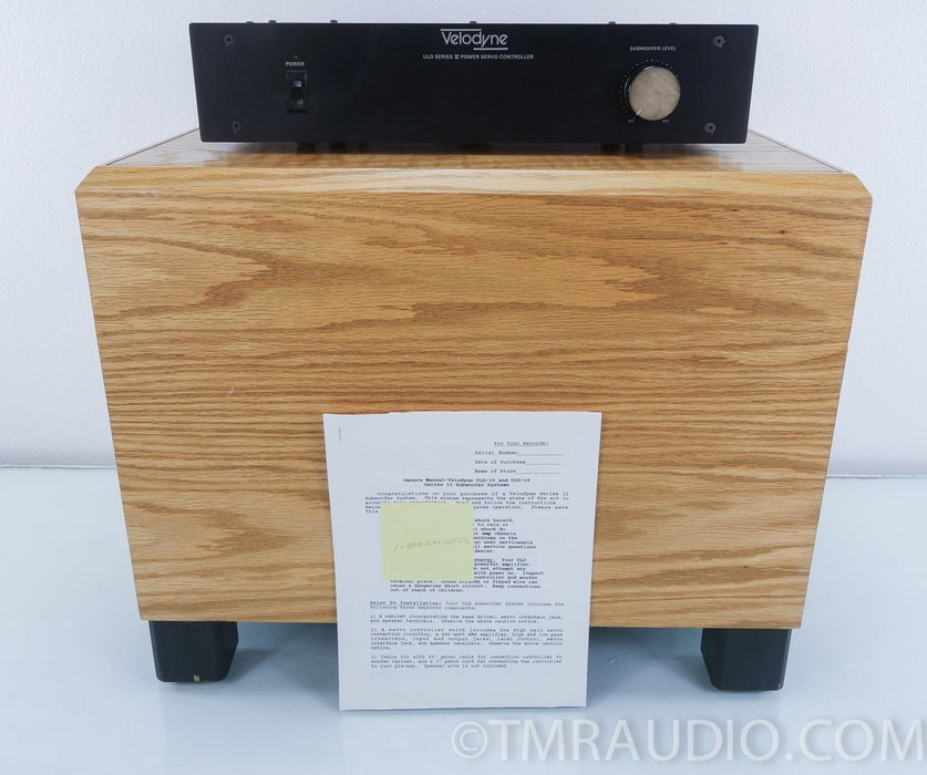Velodyne ULD-15 Subwoofer with Servo Controller / Amplifier