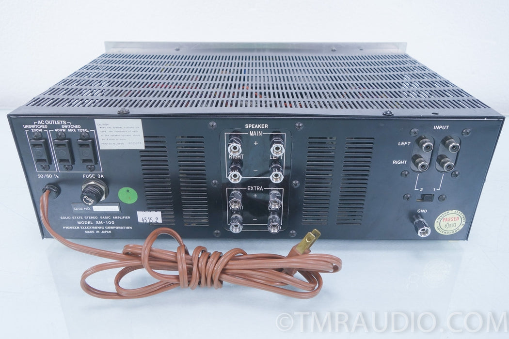 Pioneer SM-100 Vintage Integrated Power Amplifier