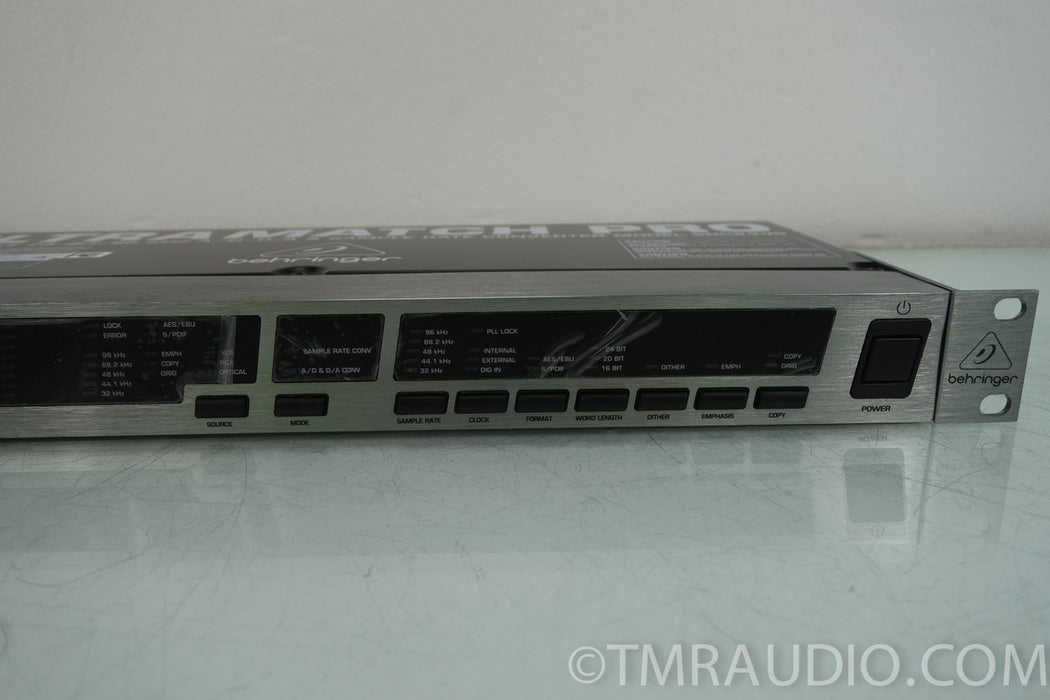 Behringer Ultramatch Pro SRC2496 A/D-D/A & Sample Rate Converter New in Opened Box