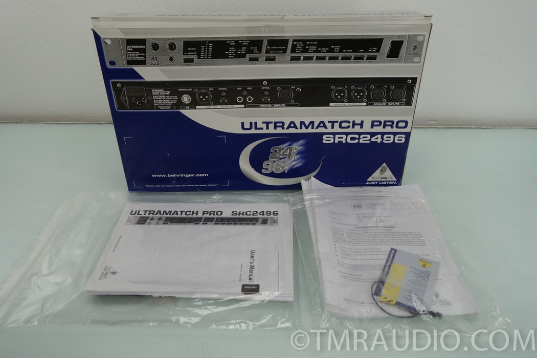 Behringer Ultramatch Pro SRC2496 A/D-D/A & Sample Rate Converter New in Opened Box