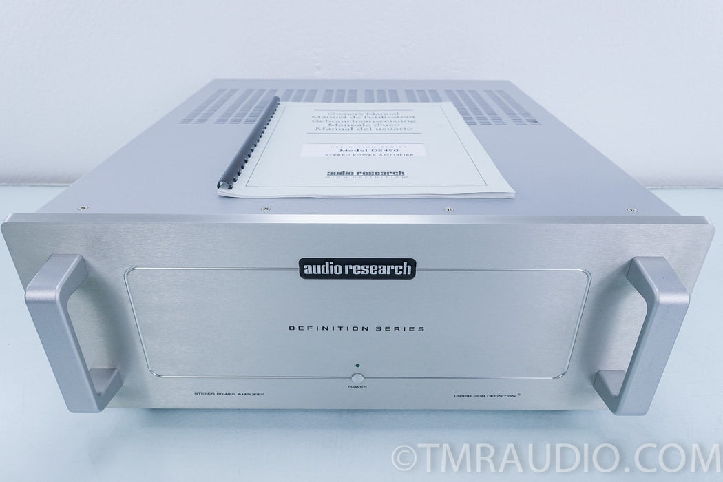 Audio Research DS450 Power Amplifier in Factory Box (Upgraded!)