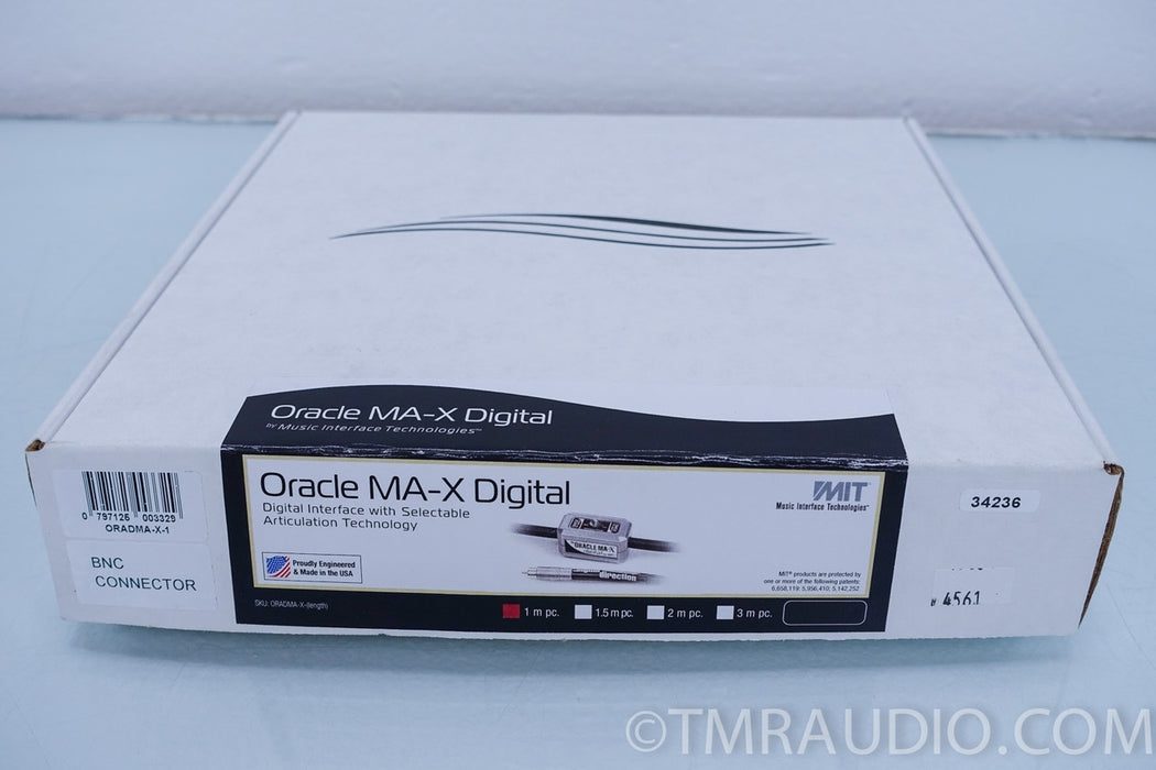 MIT Oracle MA-X Digital BNC to BNC cable in Factory Box