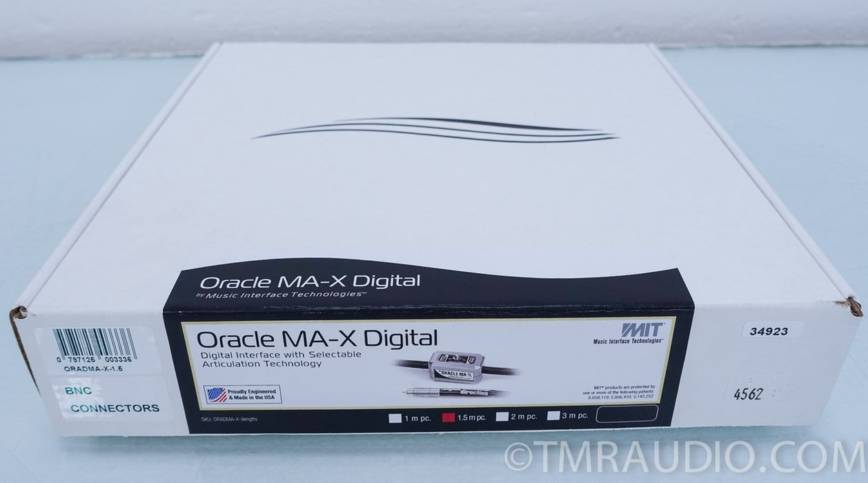 MIT Oracle MA-X Digital BNC to BNC cable in Factory Box