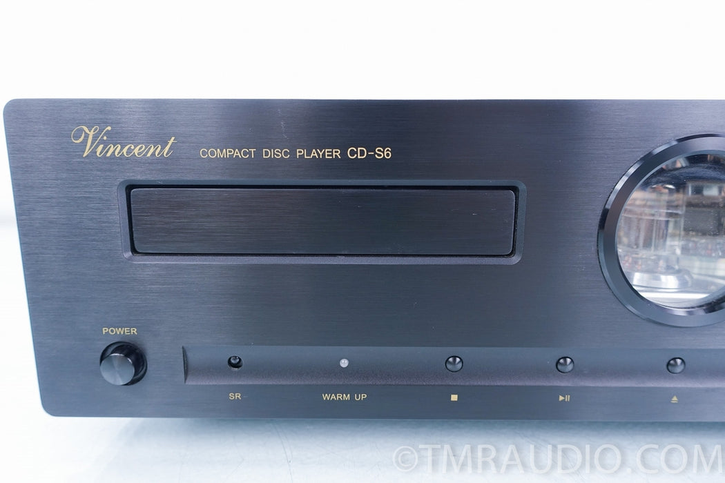 Vincent CD-S6 Tube Hybrid CD Player