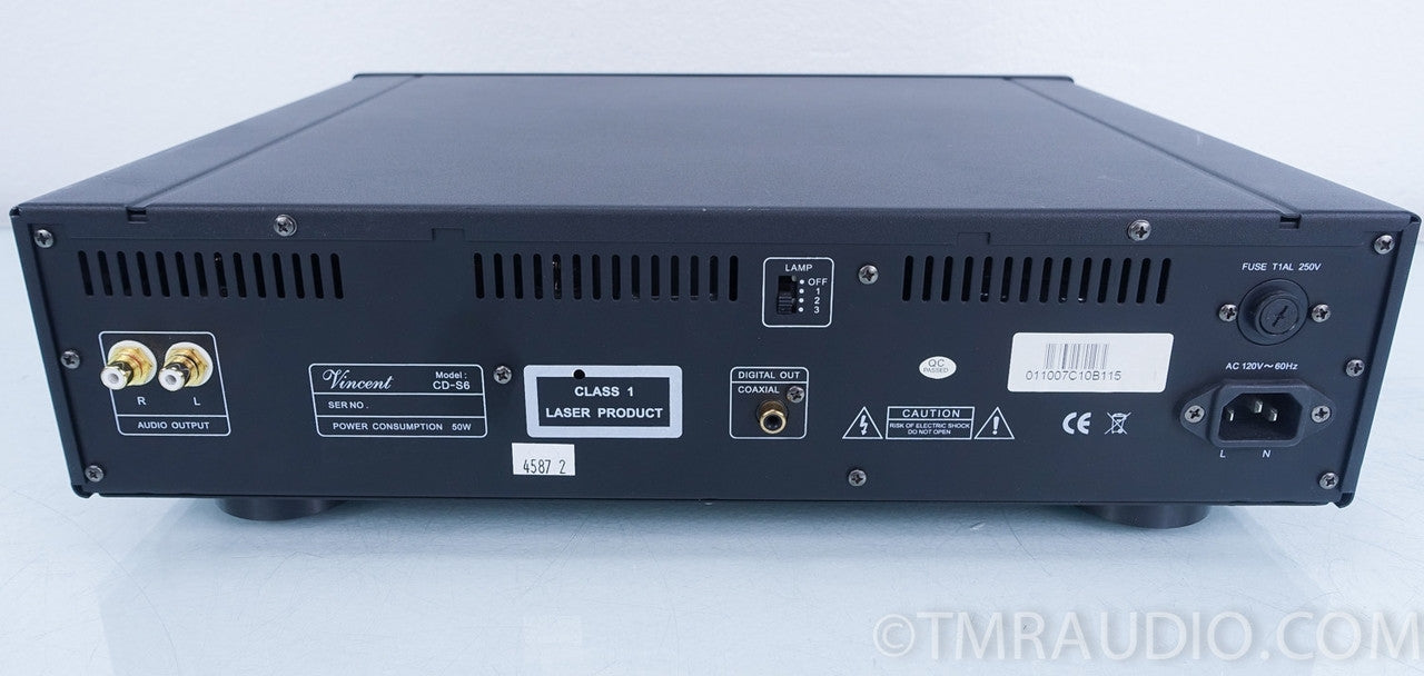 Vincent CD-S6 Tube Hybrid CD Player