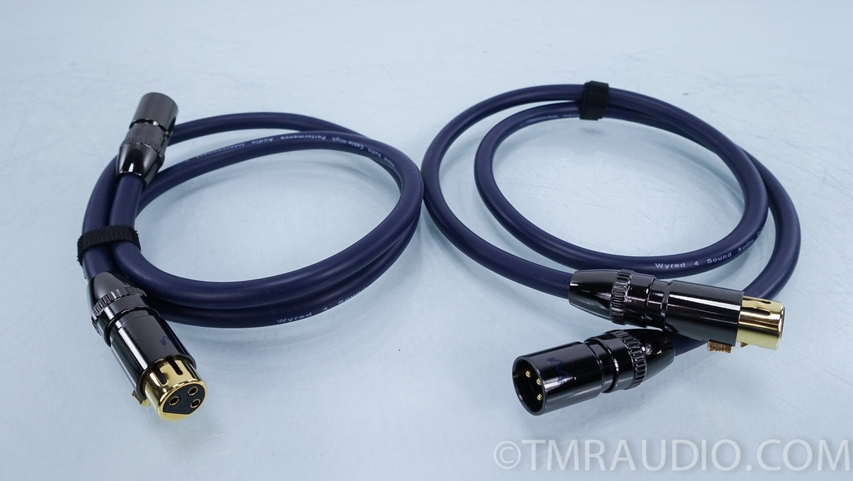 Wyred4Sound C2 XLR 1 meter Pair Interconnects in Factory Box