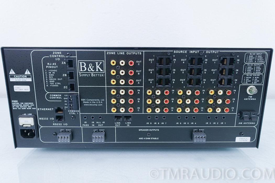 B&K CT300.3 Three Zone Receiver / Amplifier in Factory Box