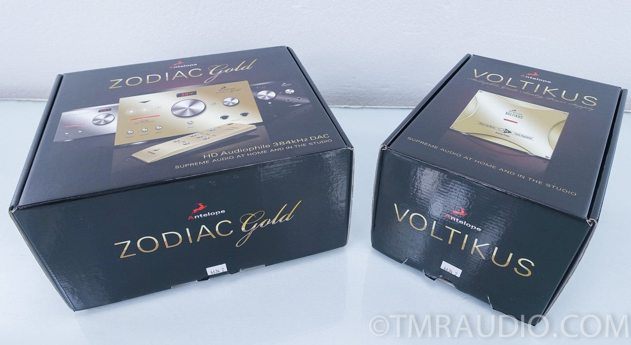 Antelope Zodiac Gold 384Khz DAC in Factory Box with Voltikus Power Supply