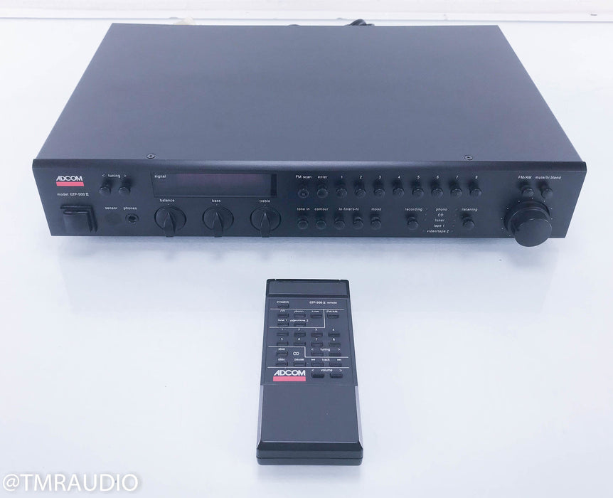 Adcom GTP-500 II Stereo Preamplifier / Tuner