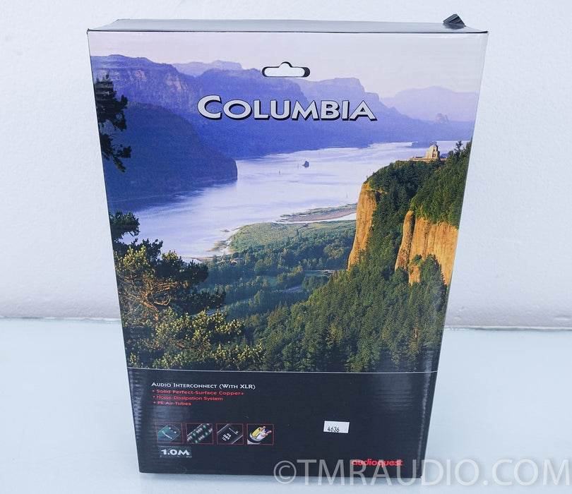 Audioquest Columbia 1 Meter XLR Cable w/ 72v dbs in Factory Box