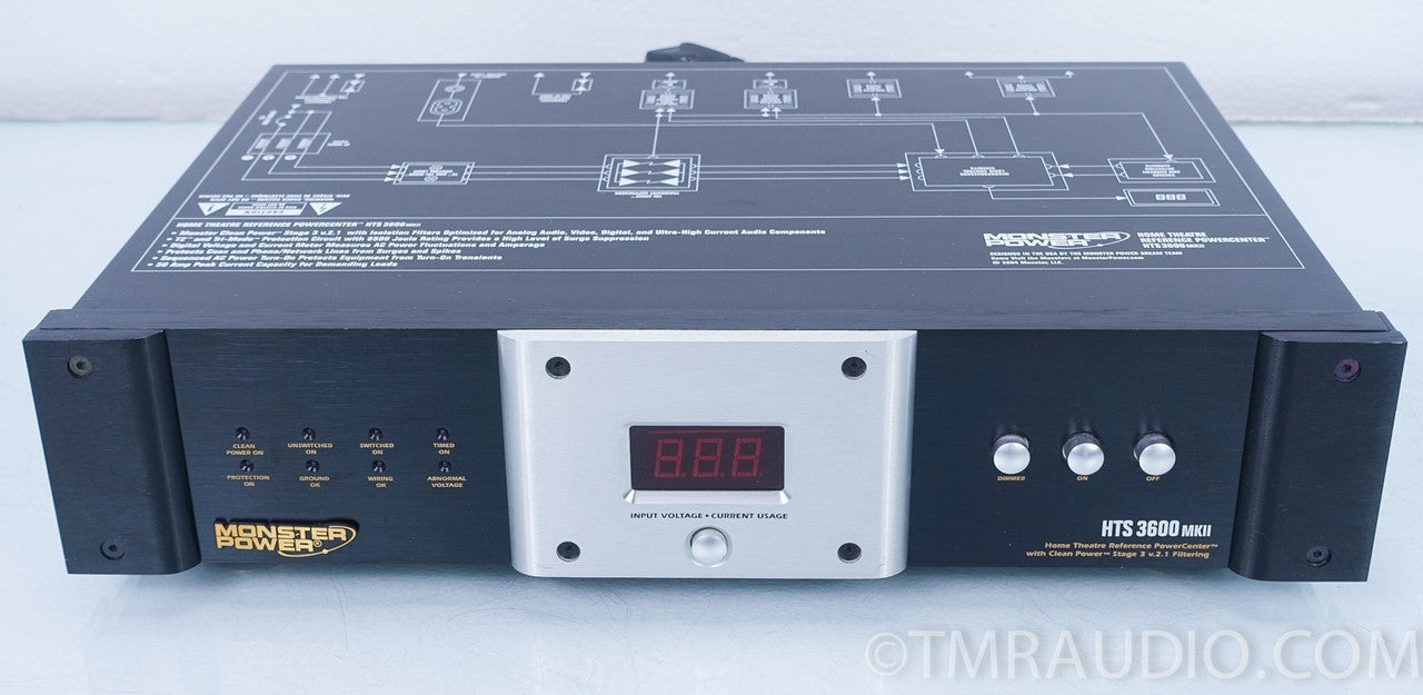Monster Power HTS 3600 MKII Reference Clean Power Center Home Surge Protector