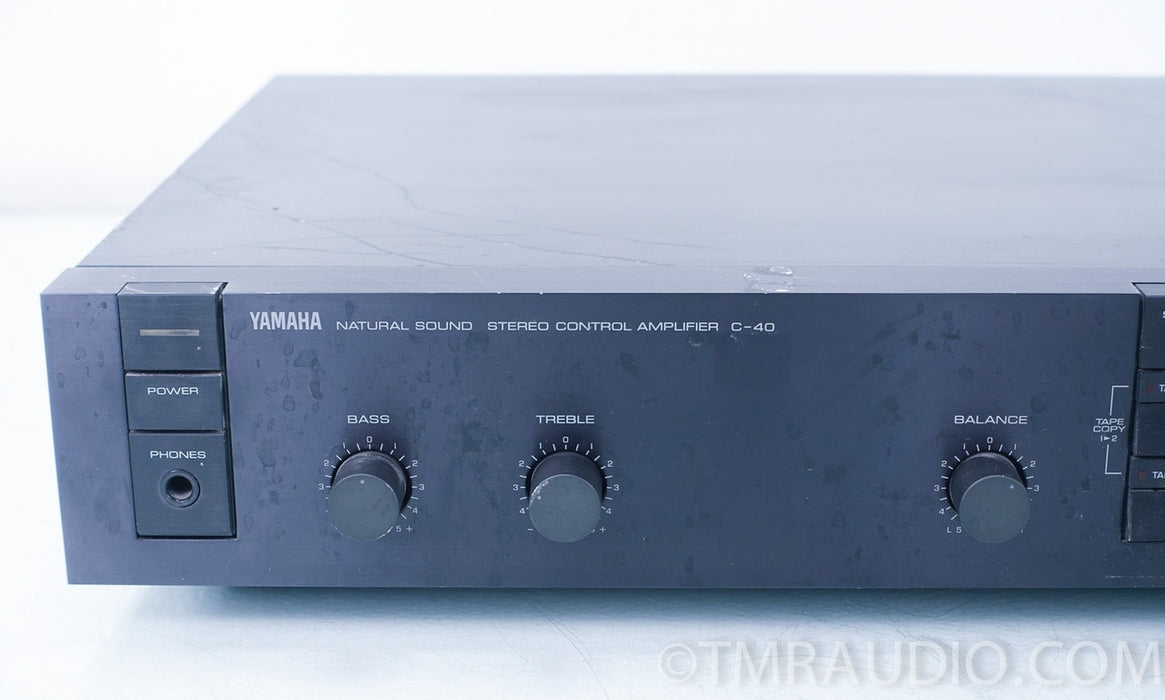 Yamaha C-40 Stereo Preamplifier / Preamp AS-IS