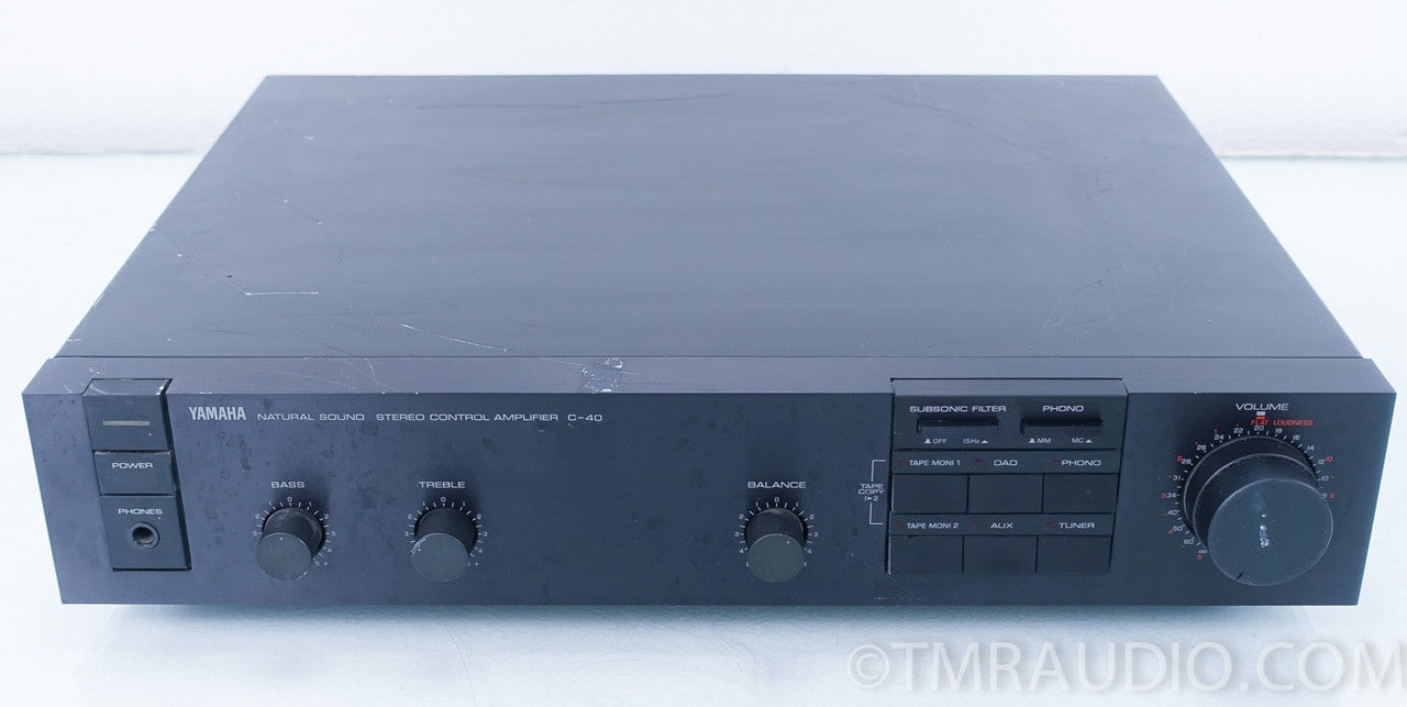 Yamaha C-40 Stereo Preamplifier / Preamp AS-IS