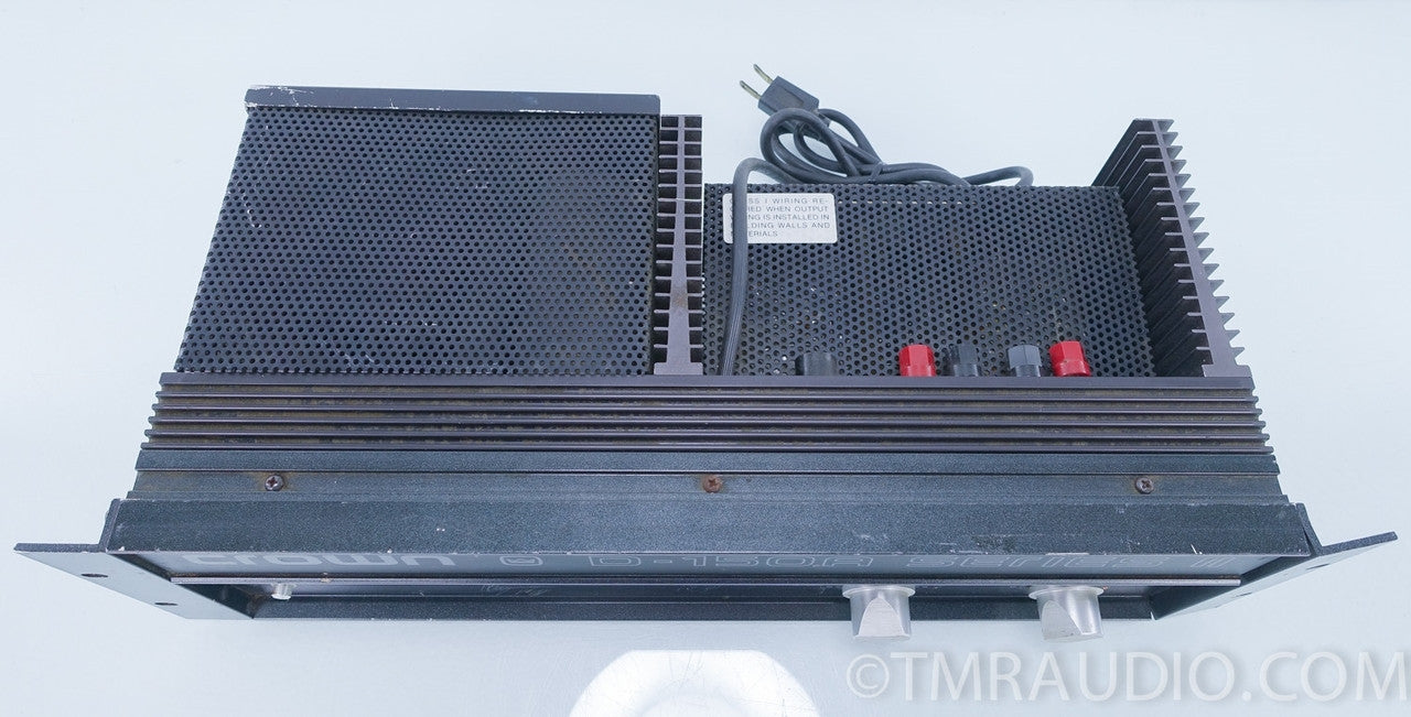 Crown D-150a Series II Amplifier AS-IS (one channel bad)
