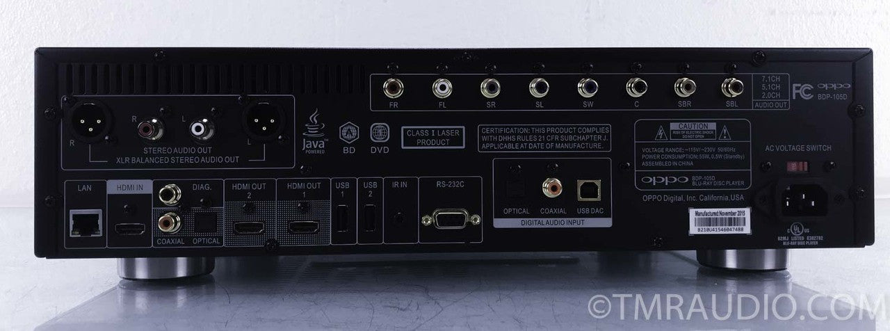 Oppo BDP-105D Universal Blu-Ray Disc Player