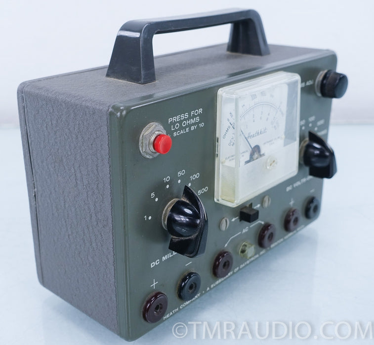 HEATHKIT MULTIMETER model EK-1 vintage ohms DC volts milliamps AC analog tester