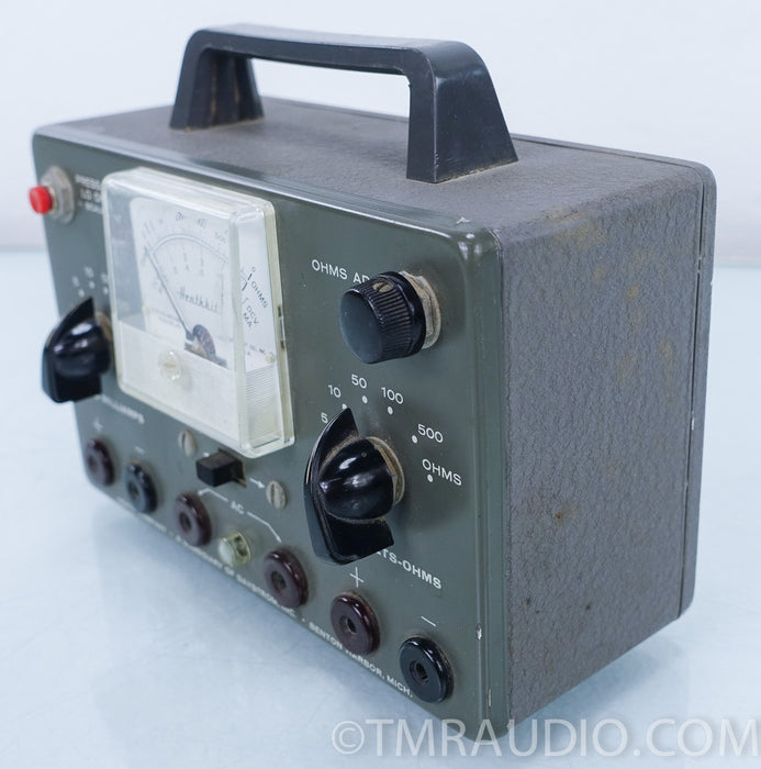 HEATHKIT MULTIMETER model EK-1 vintage ohms DC volts milliamps AC analog tester
