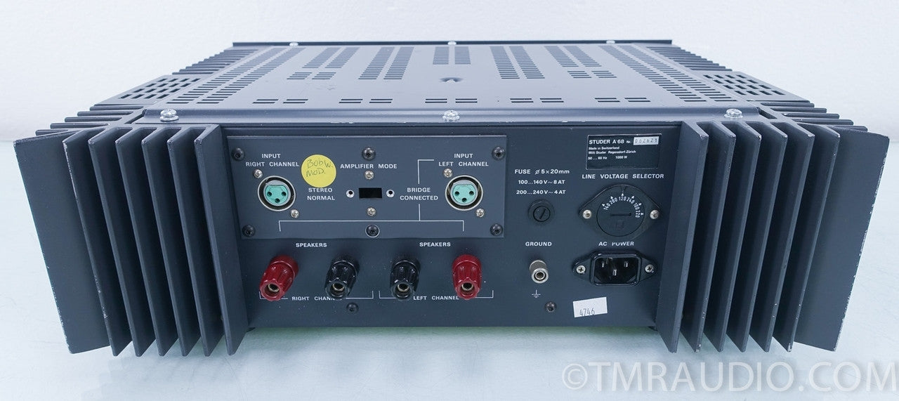 Studer A68 Power Amplifier