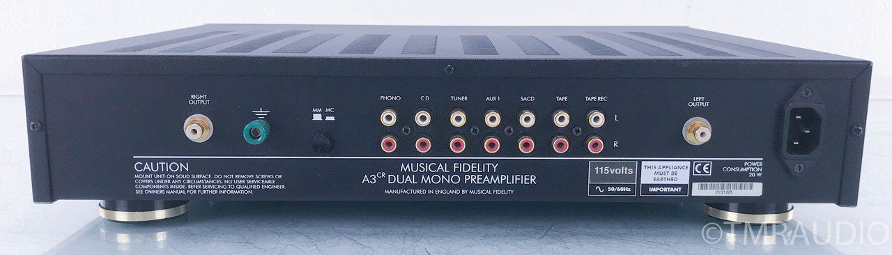 Musical Fidelity A3cr Dual Mono Preamplifier