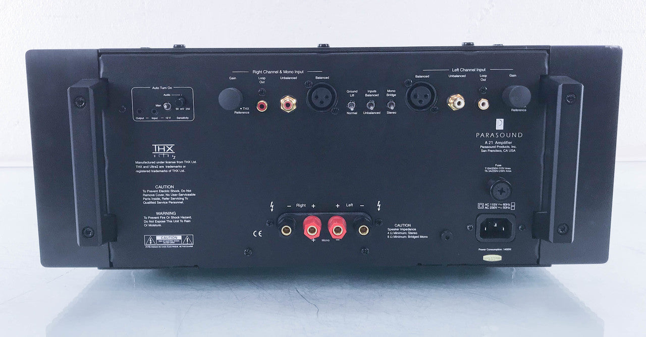Parasound A21 Stereo Power Amplifier