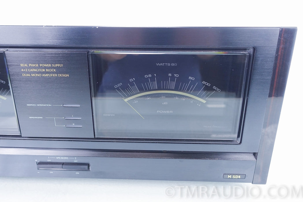 Onkyo M-504 Stereo Power Amplifier