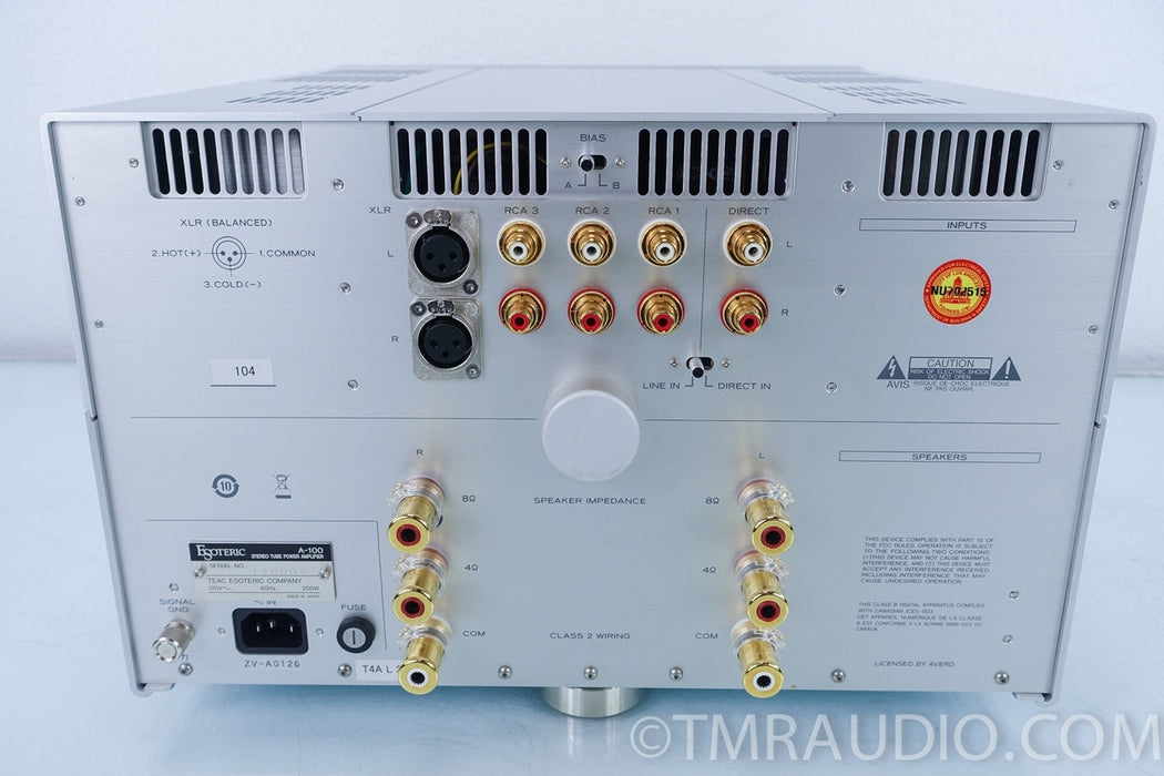 Esoteric A-100 Tube Integrated Power Amplifier in Factory Box