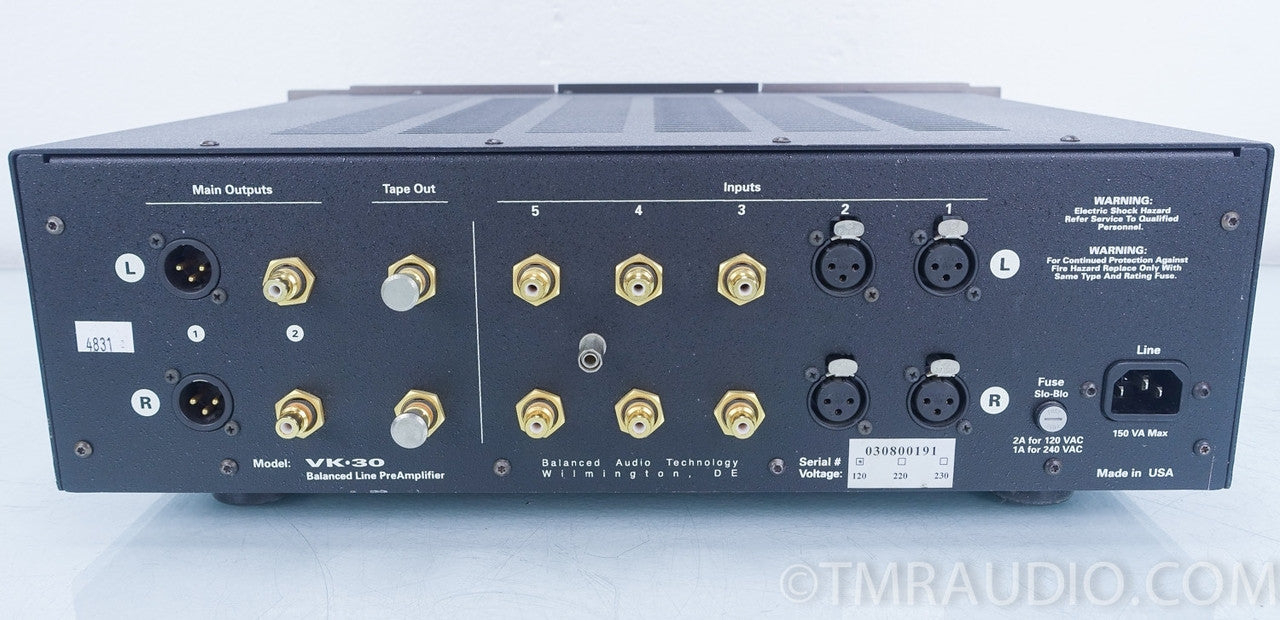 Balanced Audio Technology VK-30se Preamplifier