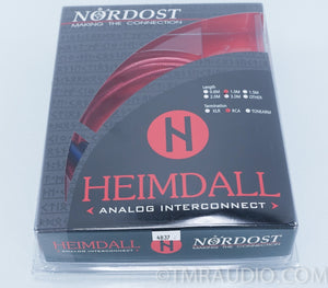 Nordost Heimdall 1 meter RCA Interconnect in Factory Box