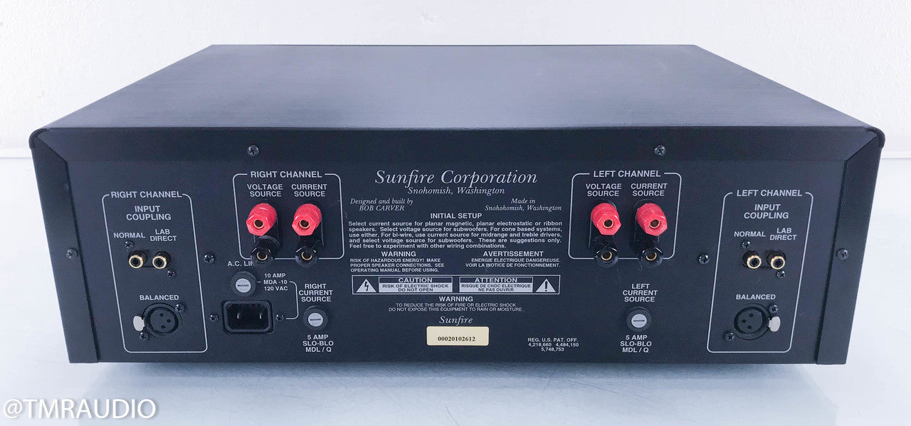 Sunfire Load Invariant Stereo Power Amplifier