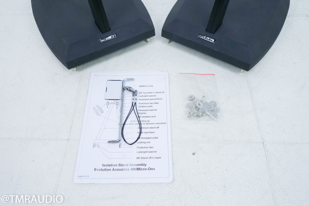 Evolution Acoustics MicroOne Monitor Speakers w/ Stands