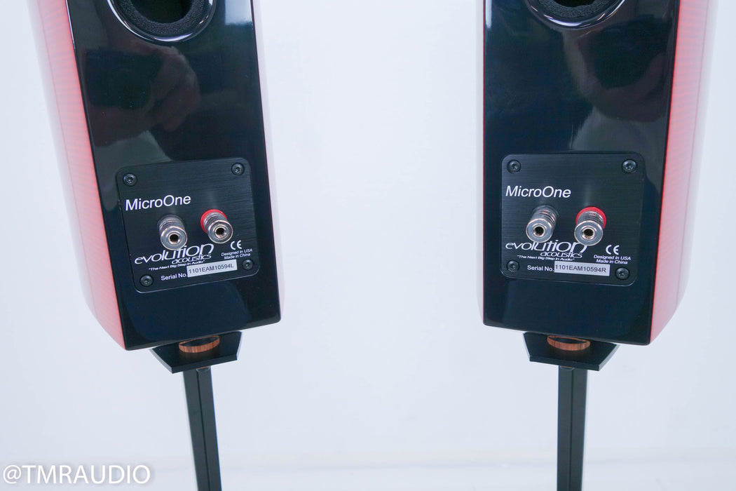 Evolution Acoustics MicroOne Monitor Speakers w/ Stands