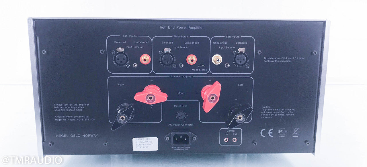 Hegel H30 Reference Stereo Power Amplifier