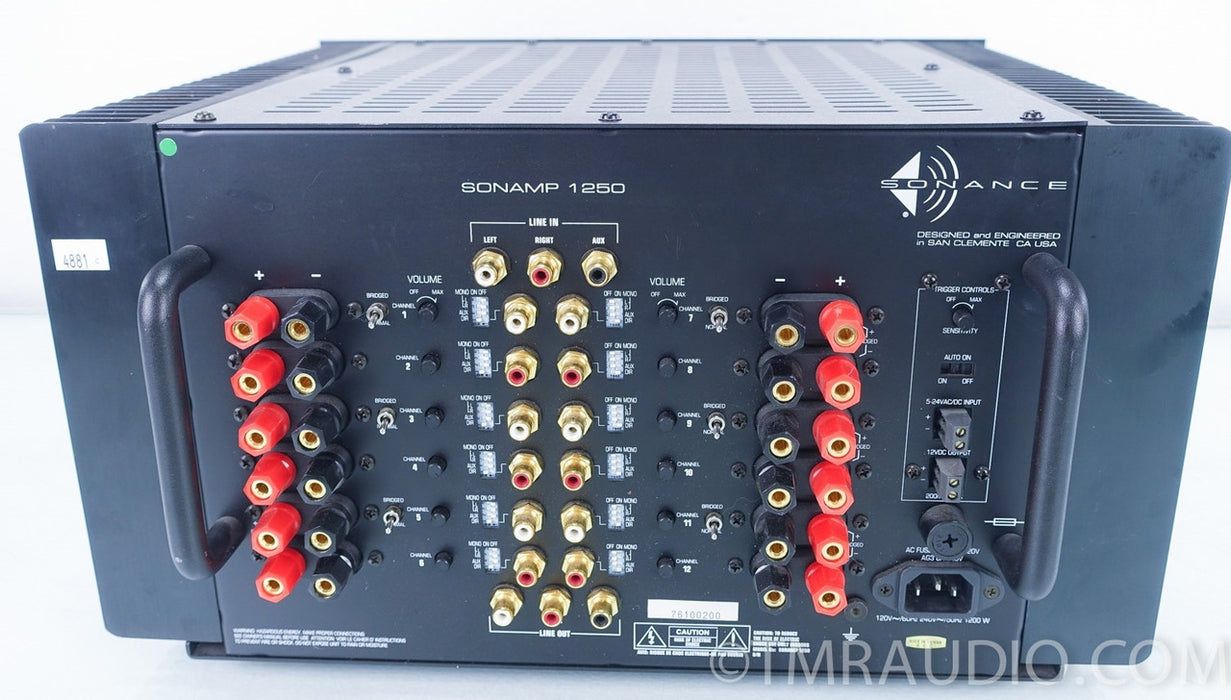 Sonance Sonamp 1250 12 Channel 6 Zone Whole-home Power Amplifier