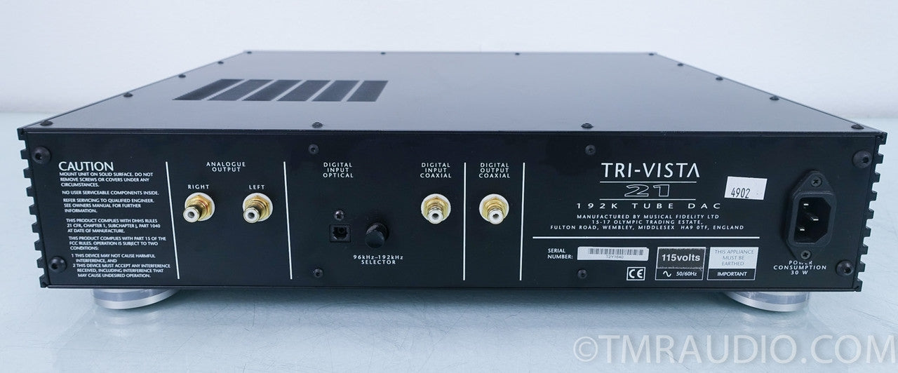 Musical Fidelity Tri-Vista 21 192K Tube DAC
