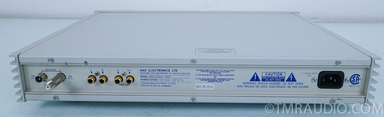 NAD S400 Silverline Series RDS FM Tuner in Factory Box