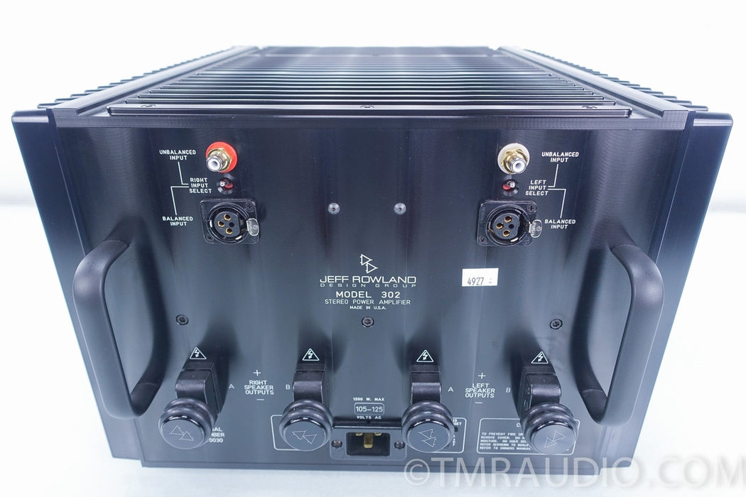 Jeff Rowland Model 302 Stereo Power Amplifier