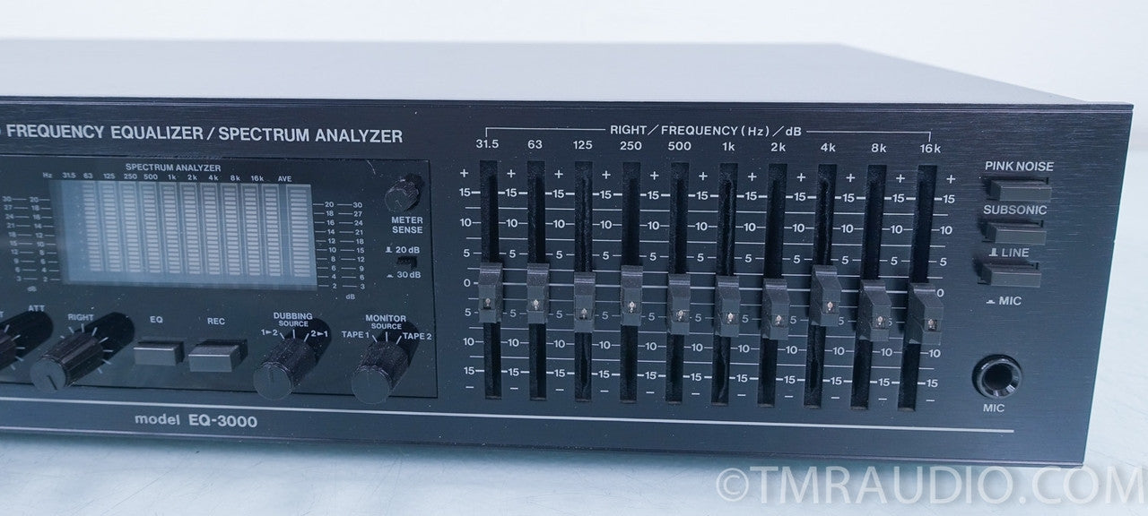 BSR Model EQ-3000 Stereo Frequency Equalizer / Spectrum Analyzer