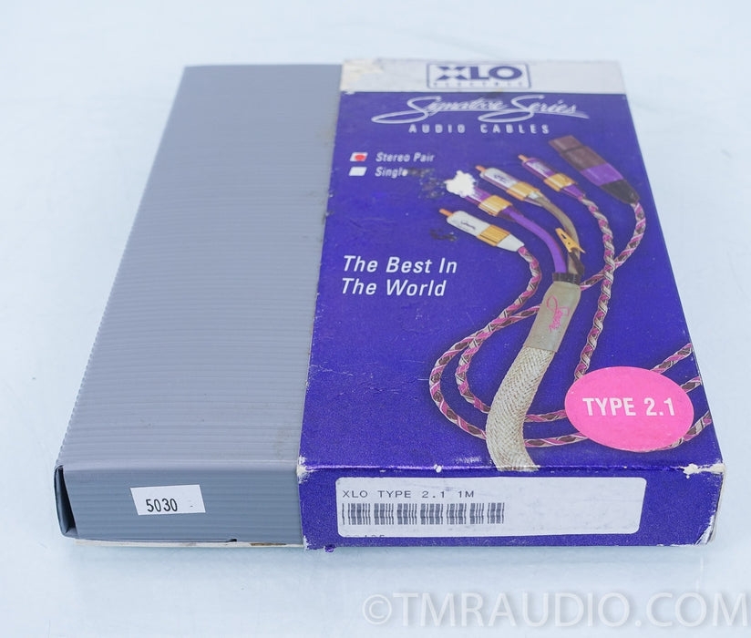XLO Signature Type 2.1 XLR 1 meter Interconnects in Factory Box